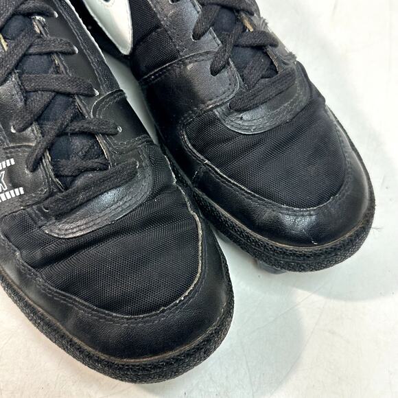 EXCELLENT OG Nike Land Shark Footbal Cleats 1988 Vintage RARE Black White Low 7 main image 9